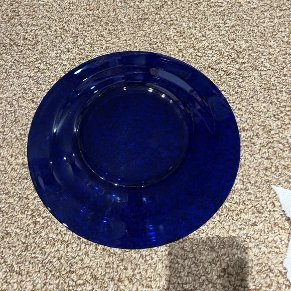 15-Piece Charcuterie or Lunch Set, Cobalt Blue Glass - Picture 3 of 15